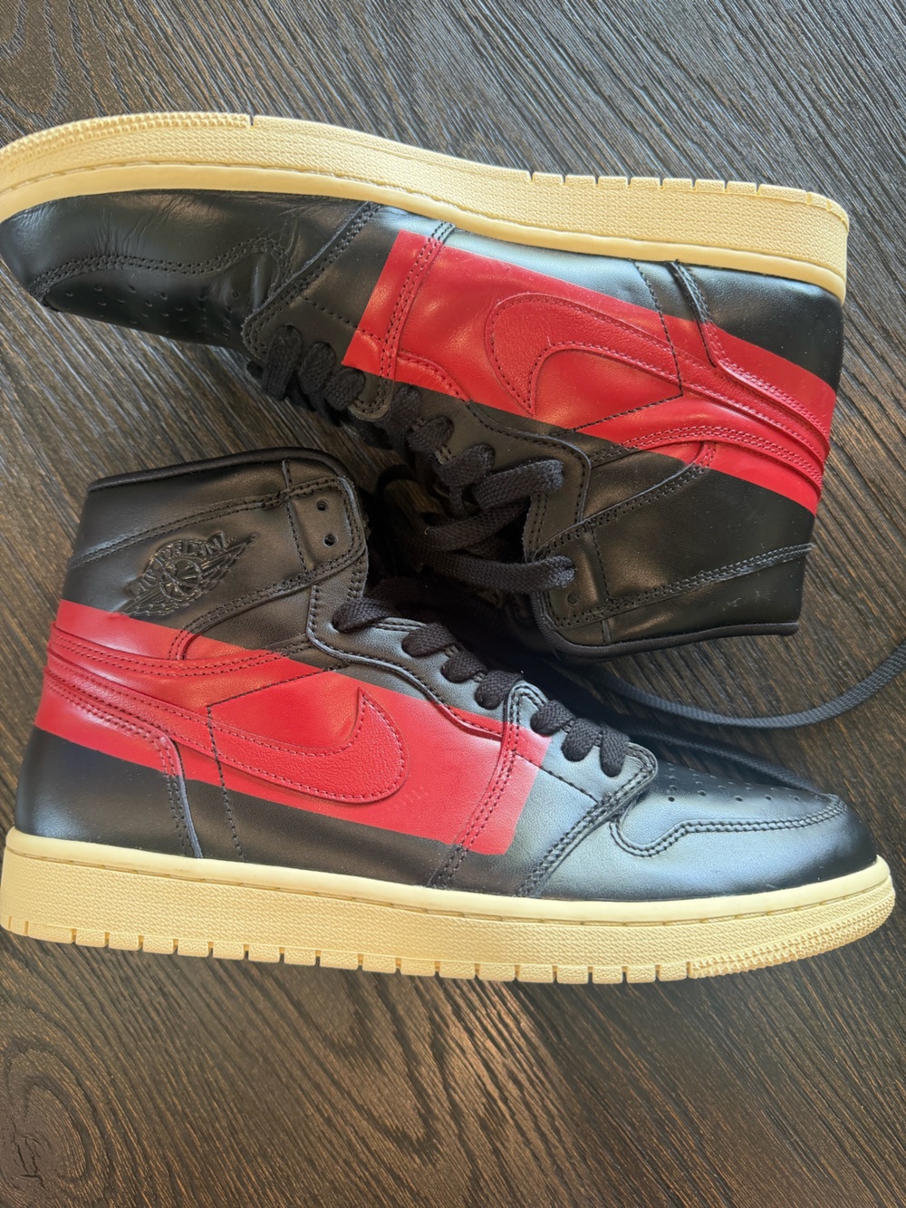 Nike Air Jordan 1 AJ1 Retro High OG Couture shoes men black red Size 10